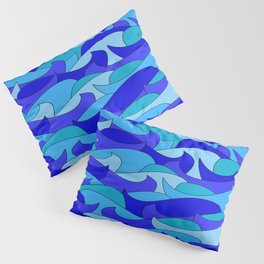 Abstract pattern - blue. Pillow Sham