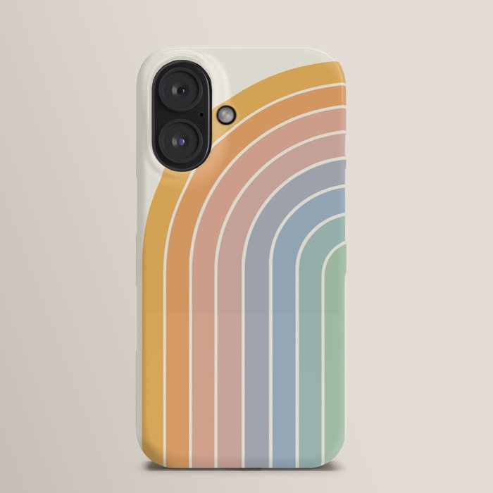 iPhone・スマホケース Society6 Rainbow Eye Gradient Arch XIII Retro Mid Century Modern Rainbow iPhone