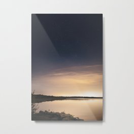 Astrophotography at the Lake | Minnesota Nature Photography Metal Print