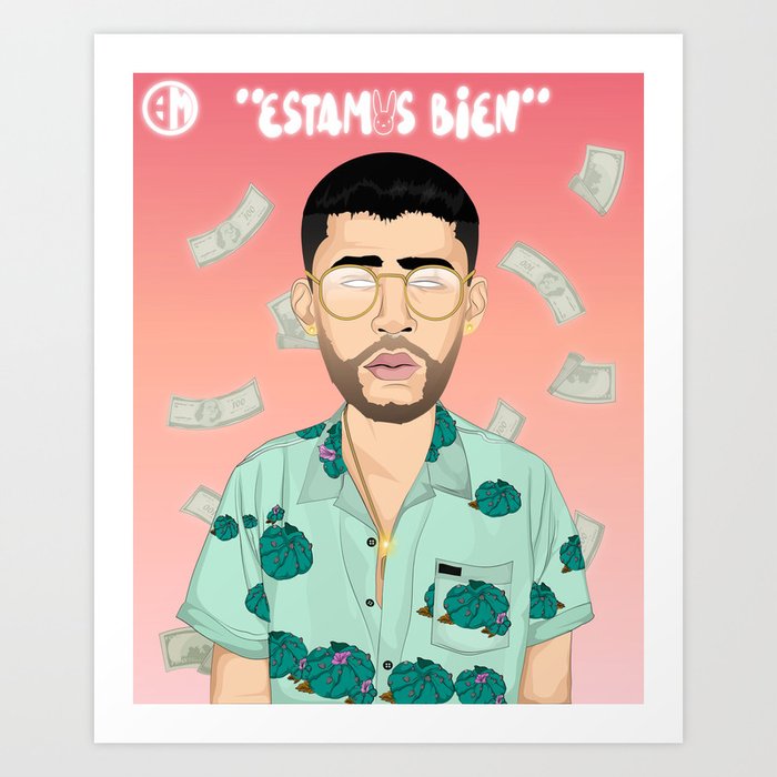bad bunny album 2020 atin18 Art Print by perber50 | Society6