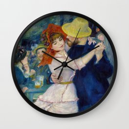 Pierre-Auguste Renoir - Dance at Bougival Wall Clock