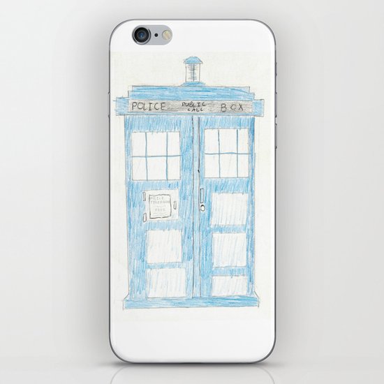 Tardis iPhone Skin