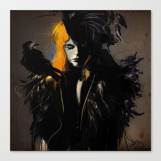 Crow Canvas Print