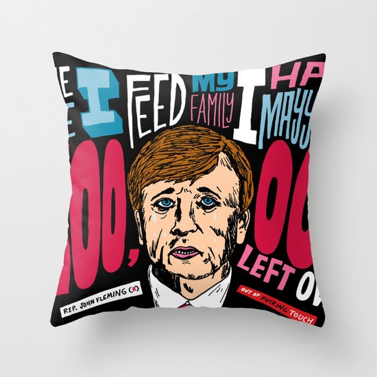 Only having $400,000 Throw Pillow