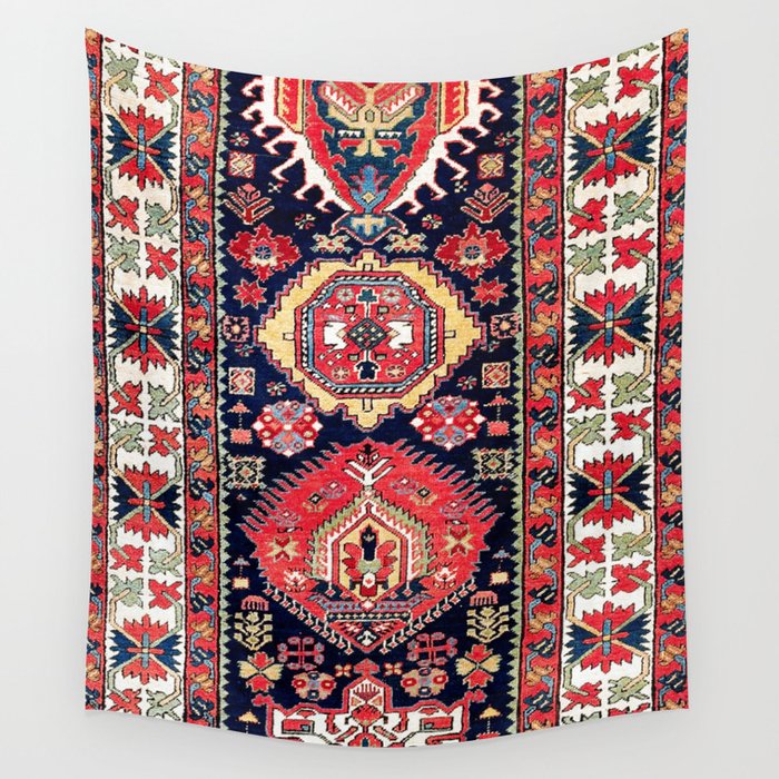Afshar Kerman South Persian Rug Print Wall Tapestry