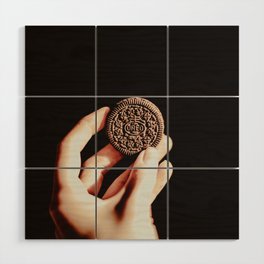 Delicious Oreo cookies in the sunlight Wood Wall Art