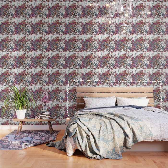 Japanese Inspired Lily Design Sketch Wallpaper By Artaddiction45