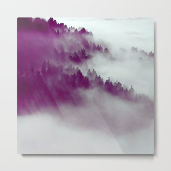 Forest Fog #society6 #decor #buyart Metal Print