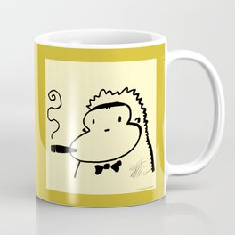 Cigar Ape in Bowtie Coffee Mug