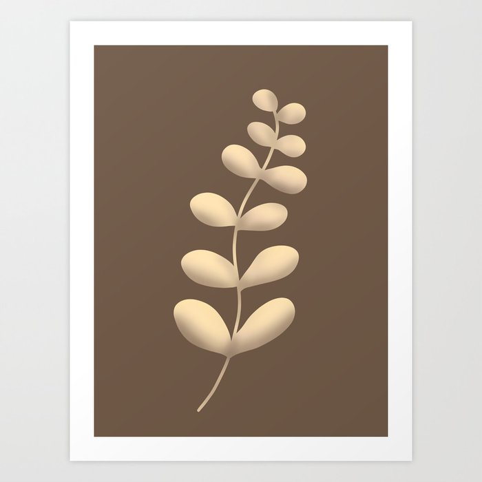 Minimal plant #1 Art Print
