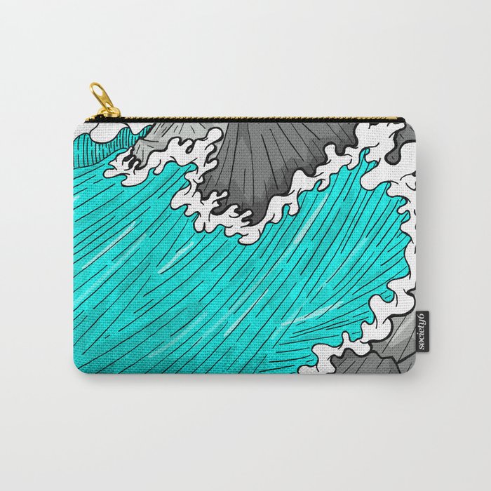 The Rocks And The Sea Carry-All Pouch