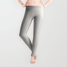 From The Crayon Box Timberwolf Gray - Light Gray Solid Color / Accent Shade / Hue / All One Colour Leggings