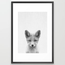 Baby Fox Framed Art Print