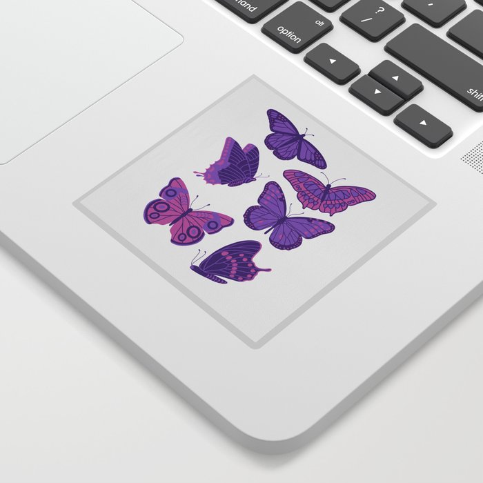 Texas Butterflies – Purple and Pink Sticker