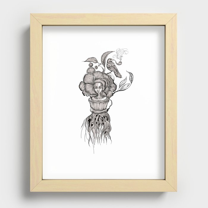 rooted Recessed Framed Print