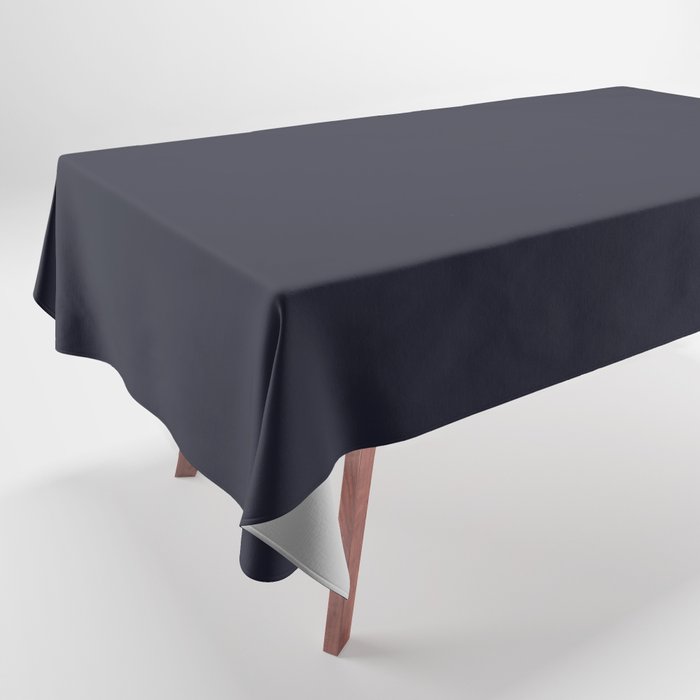 Blue-Black Oil Tablecloth
