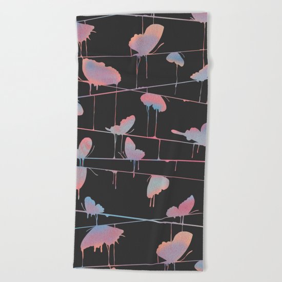 Hanging On for Dear Life Beach Towel