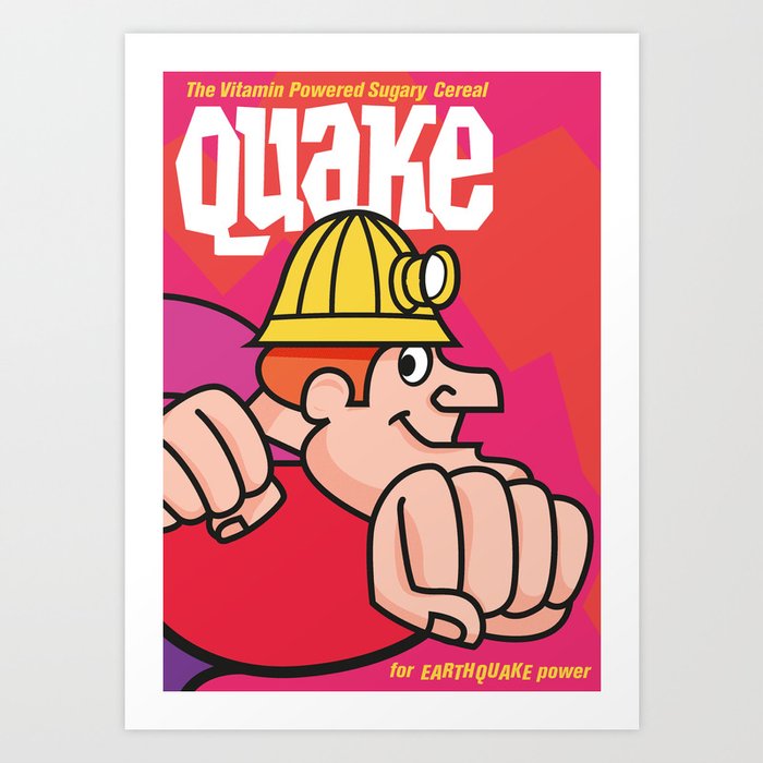 Quake Quake Fruit - Quake Quake Fruit - Posters and Art Prints