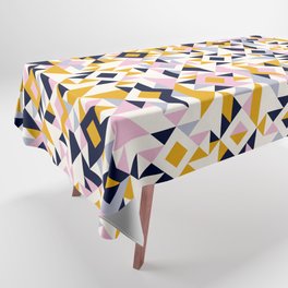 Modern Geometric Abstract Aztec Motif Inspired Tablecloth