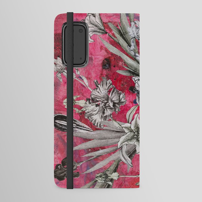 Pink garden  Android Wallet Case