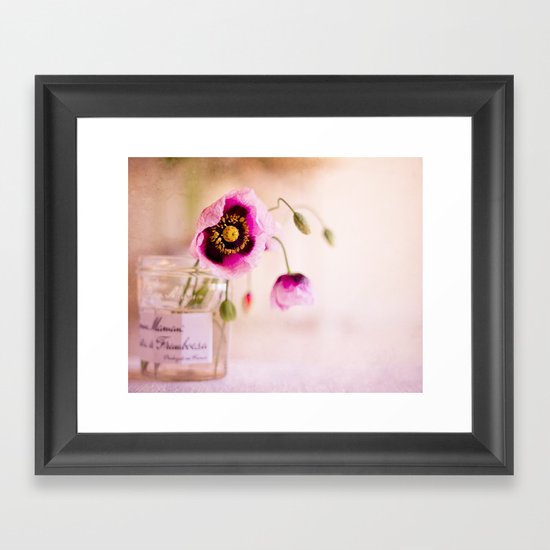 Pink Poppies Framed Art Print