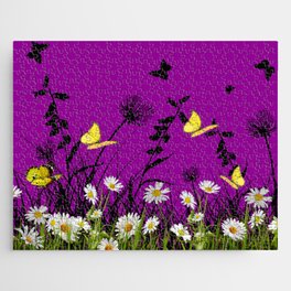 Daisies and Butterflies Jigsaw Puzzle