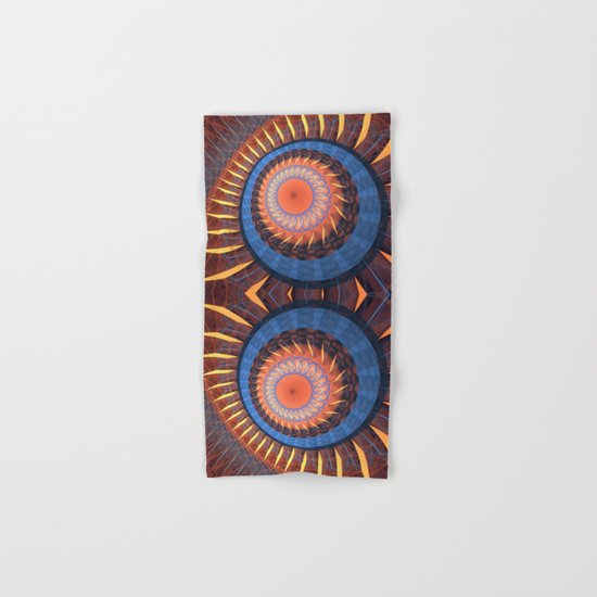 Modern textured geometric abstract Hand & Bath Towel