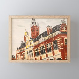 KU Leuven Library; Belgium Framed Mini Art Print