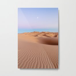 Windblown Sand Pattern - Desert Sand Dunes Sunset Metal Print | Mesquite, Sand Ridges, Vertical Lines, Landscape, Sand Dunes, Pattern, Sand Ripples, Beauty, Texture, Travel 