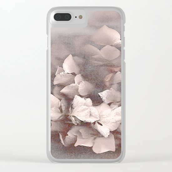 Faded Beauty Clear iPhone Case