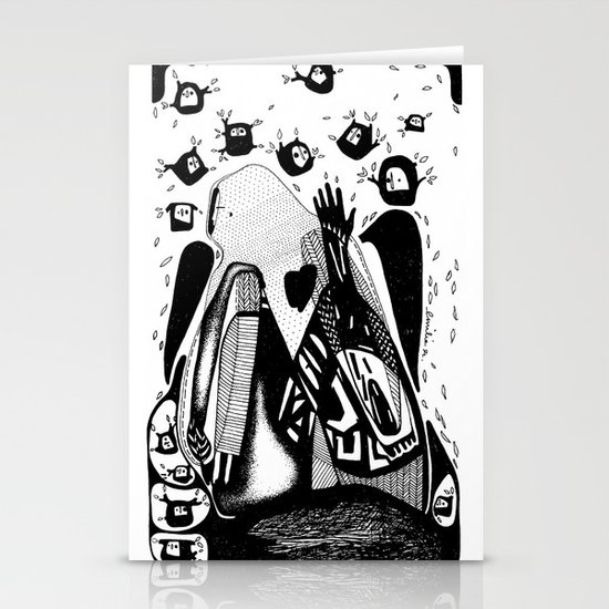 The you-Emilie Record Stationery Cards