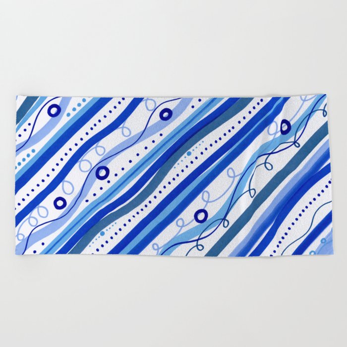 Blue Ribbon Prize Beach Towel