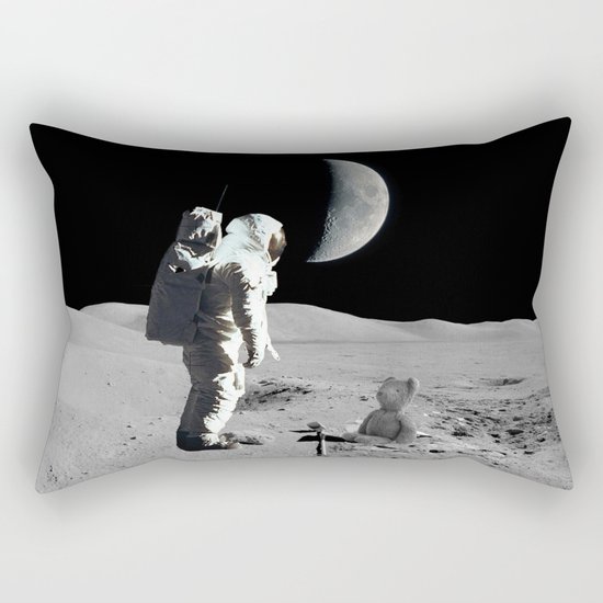 Meet with Teddy Rectangular Pillow