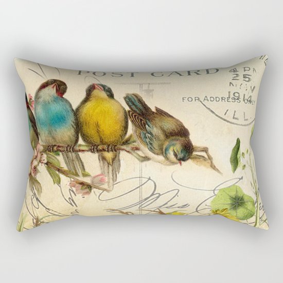 Sweet birds #5 Rectangular Pillow