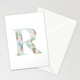 R initial Stationery Cards