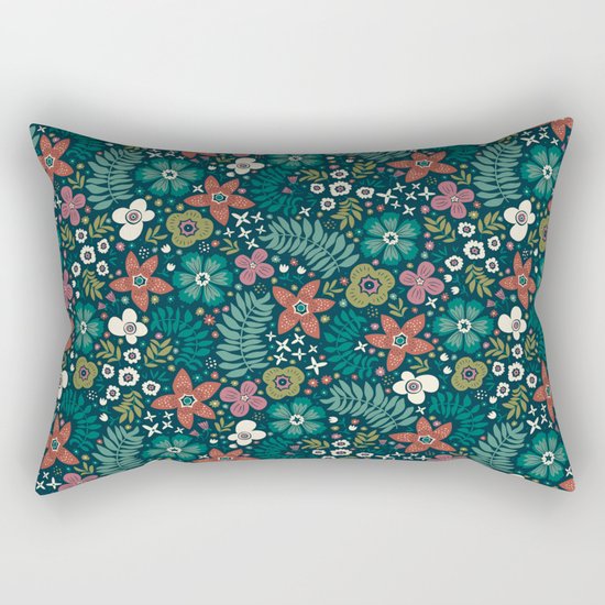Secret Meadow Rectangular Pillow