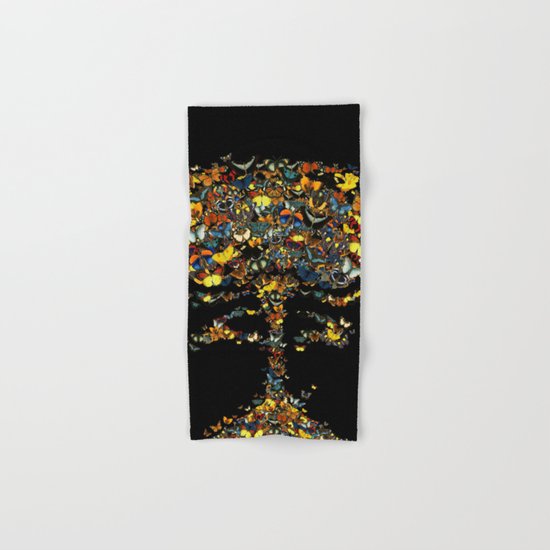 Atomic Butterfly Hand & Bath Towel