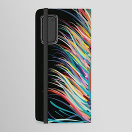 Rainbow Feather Peaceful Design Android Wallet Case