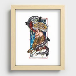 The World Worm Recessed Framed Print