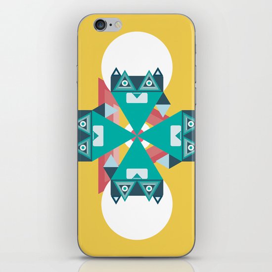 Biconic repetition iPhone & iPod Skin