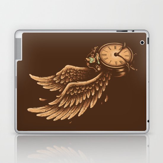 Time Flies Laptop & iPad Skin