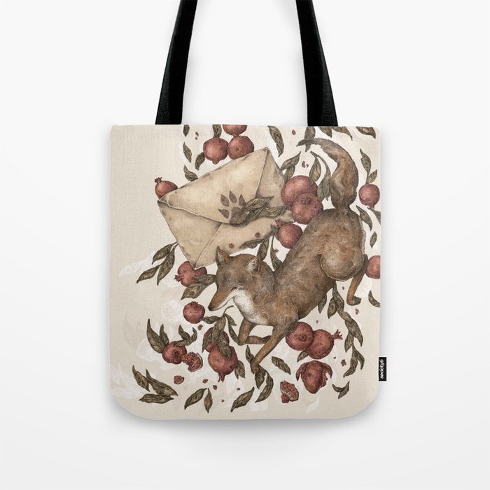 Coyote Love Letters Tote Bag