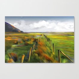Achill Island Ireland / landscape, painting Canvas Print