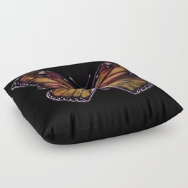 Monarch Butterfly - By MagTag519 Floor Pillow