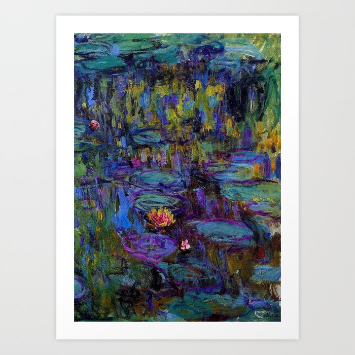 Water Lilies by Claude Monet Art Print