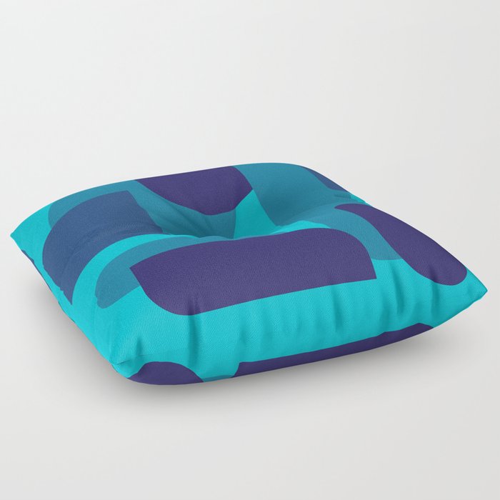 Abstract Geometric Design 220102 Valourine Minimalist Style Floor Pillow