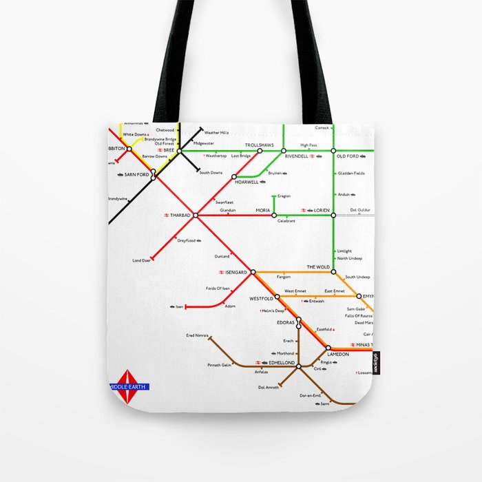 There And Back Again Tote Bag