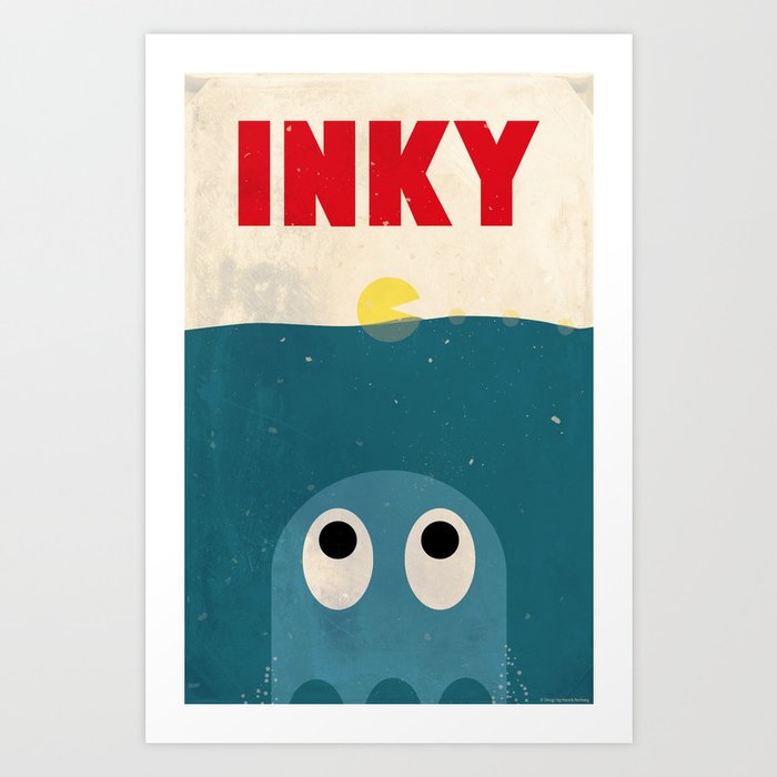 INKY Art Print | Movies-tv, Gaming, Humor, Pop-art