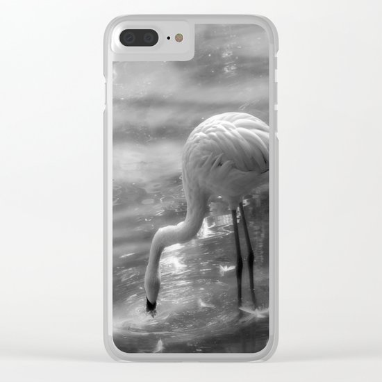 Flamingo, Fuerteventura. Clear iPhone Case