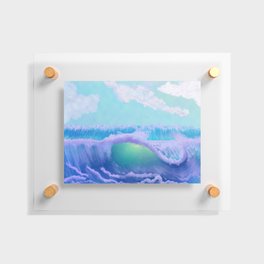 Sunny Breakers Floating Acrylic Print